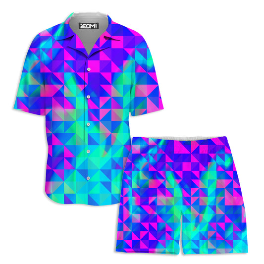 Raspberry Iced Tea Lounge Shirt and Shorts Combo - iEDM