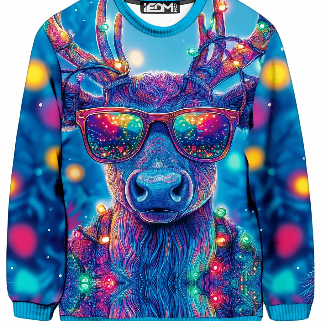 Reindeer Trip Christmas Ugly Sweatshirt