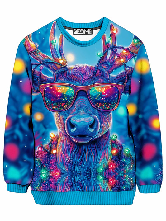 Reindeer Trip Christmas Ugly Sweatshirt - iEDM