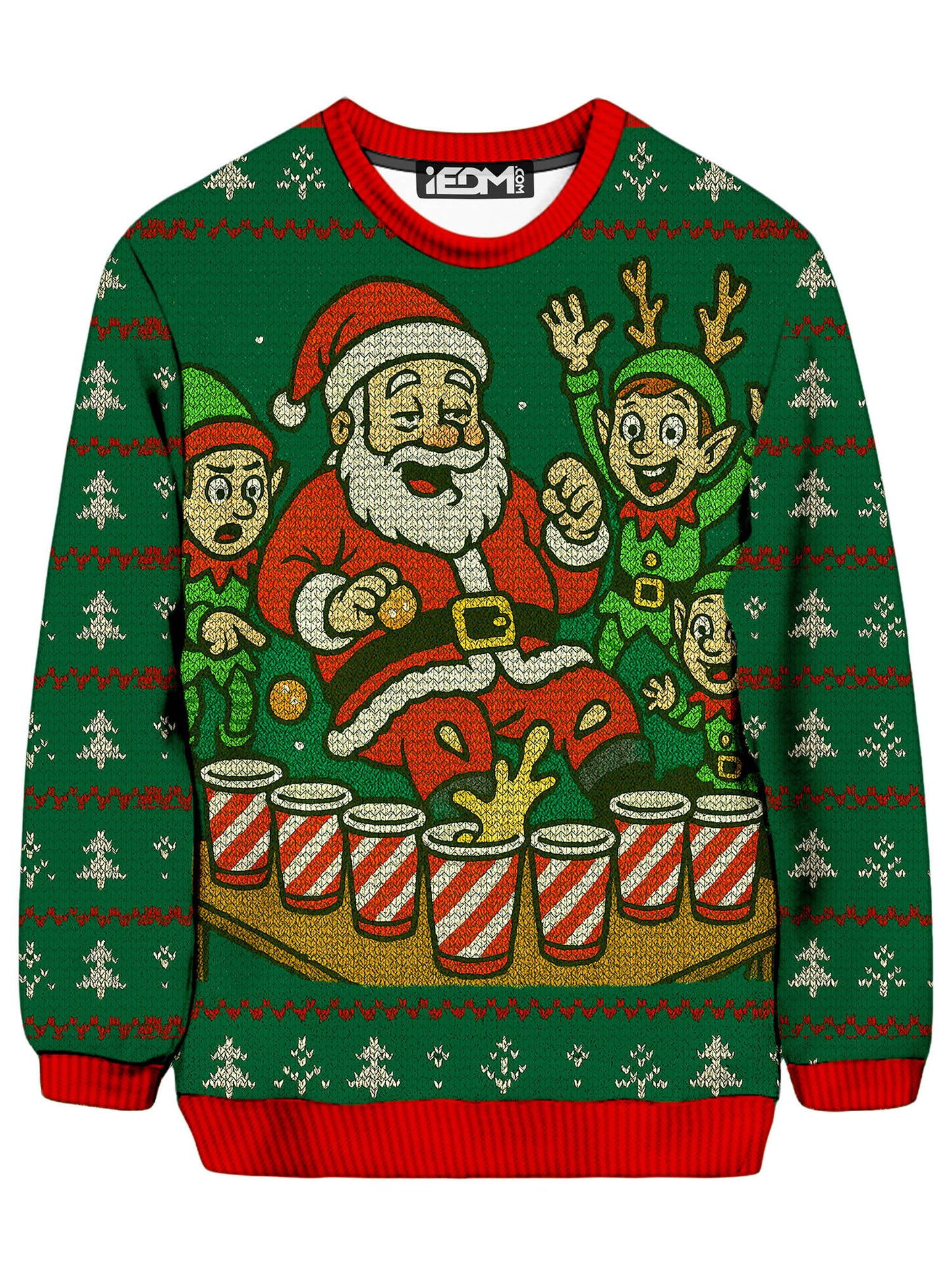 Santa Pong Ugly Sweater
