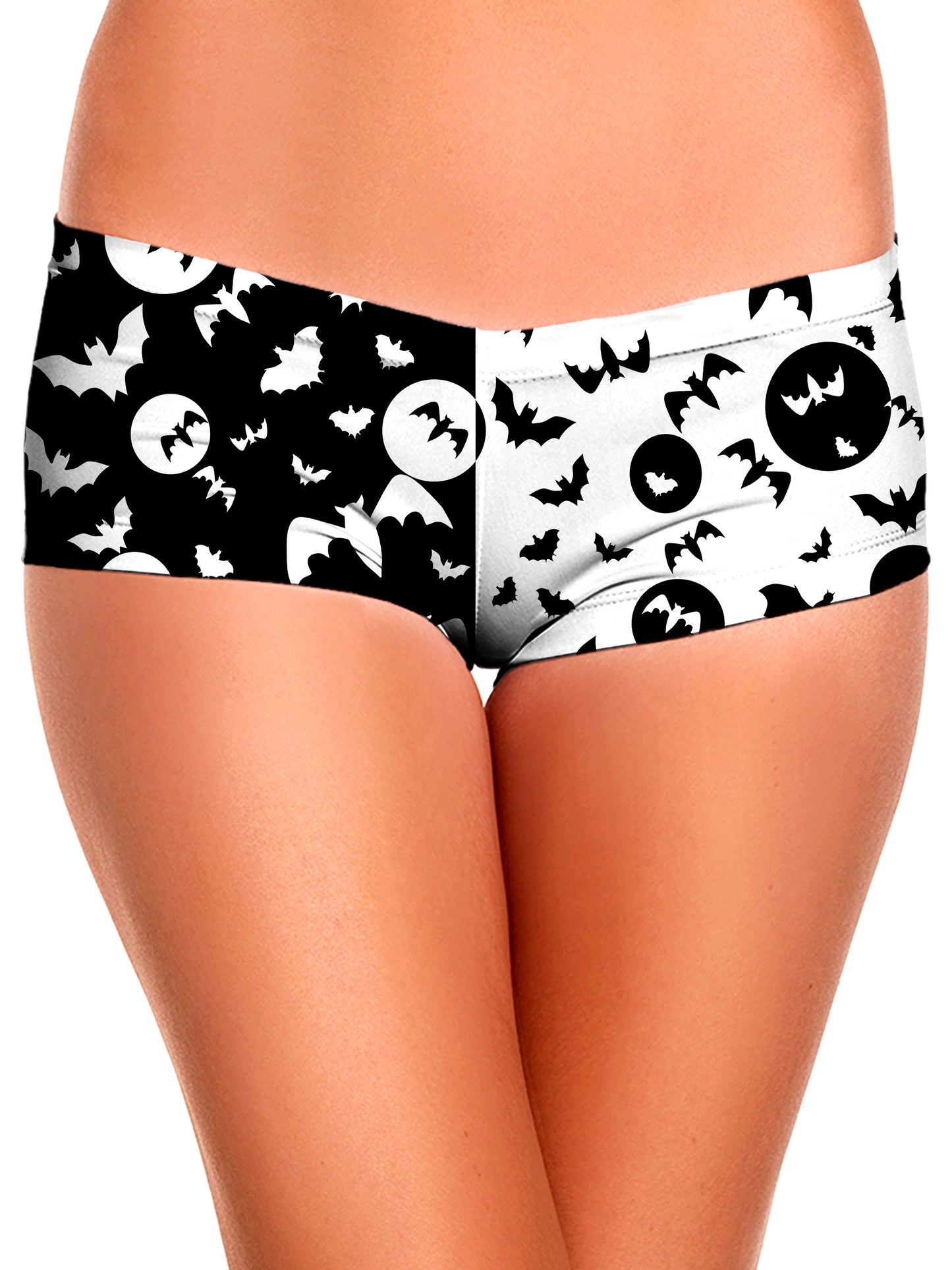 Sartoris Art Full Moon Booty Shorts in Black - L by iEDM Sartoris Art Full Moon Booty Shorts in Black - L by iEDM