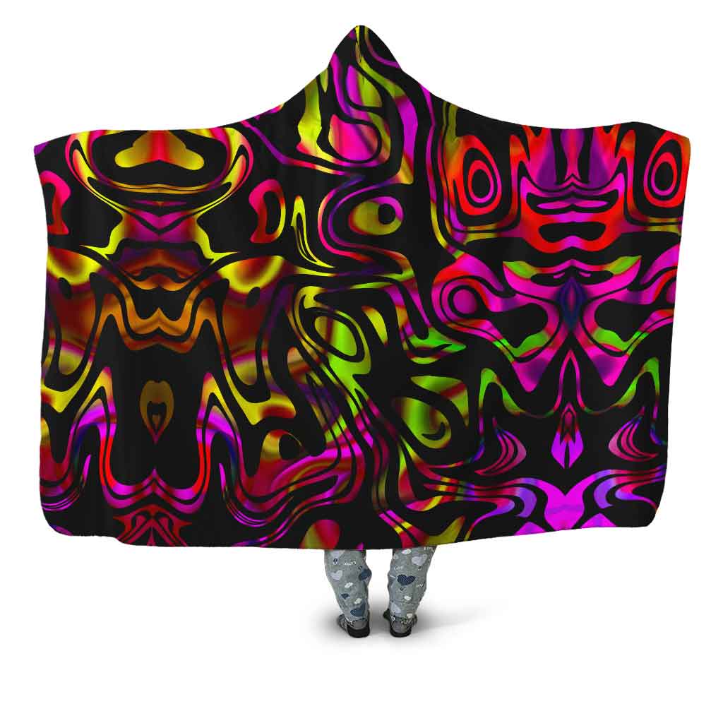 Color Evolution Hooded Blanket, Sartoris Art, | iEDM