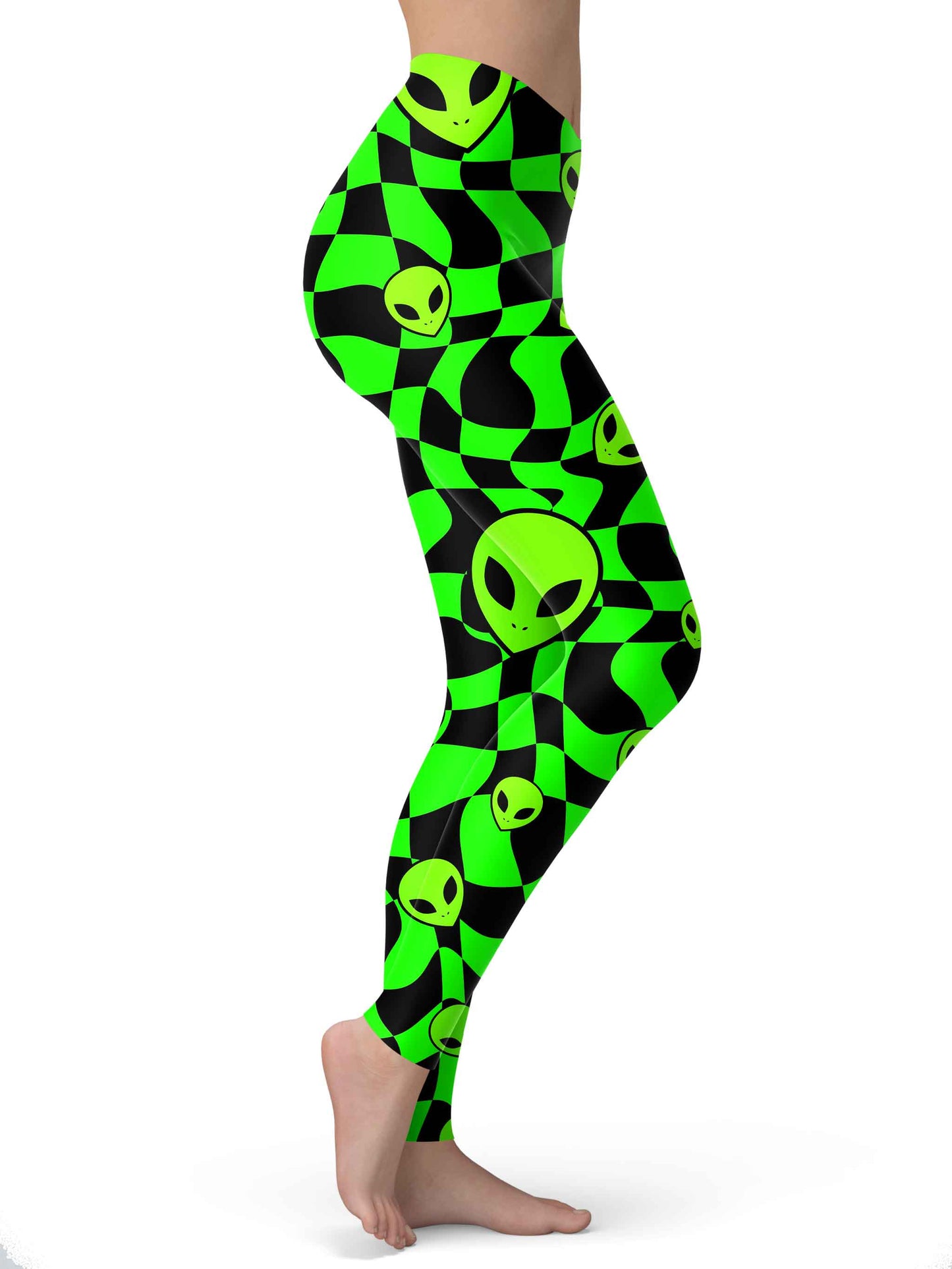 Green Aliens Leggings, Sartoris Art, | iEDM