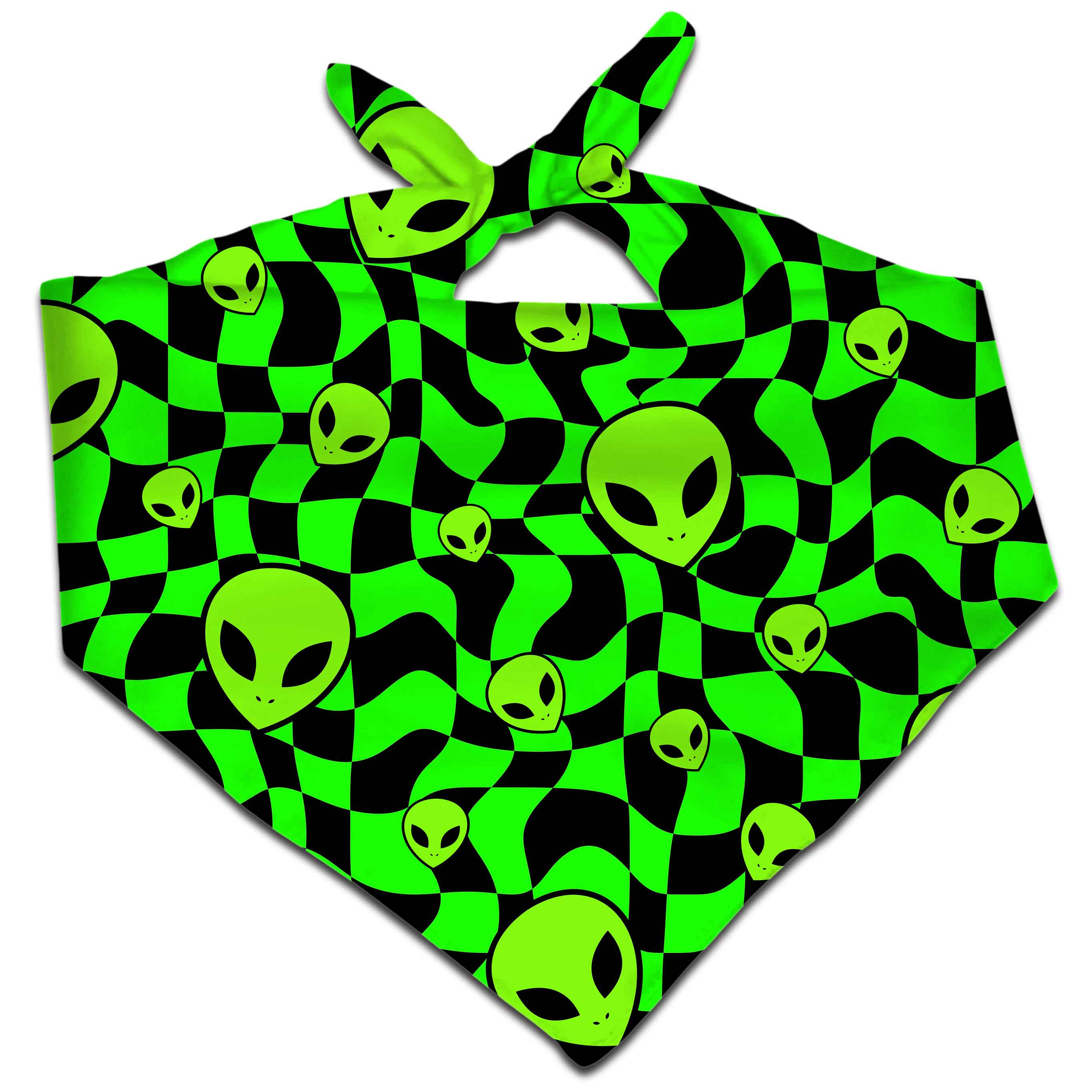 3D Alien Bandana - Gesichtsmaske Mit Ohrbügel Für Sport & Outdoor