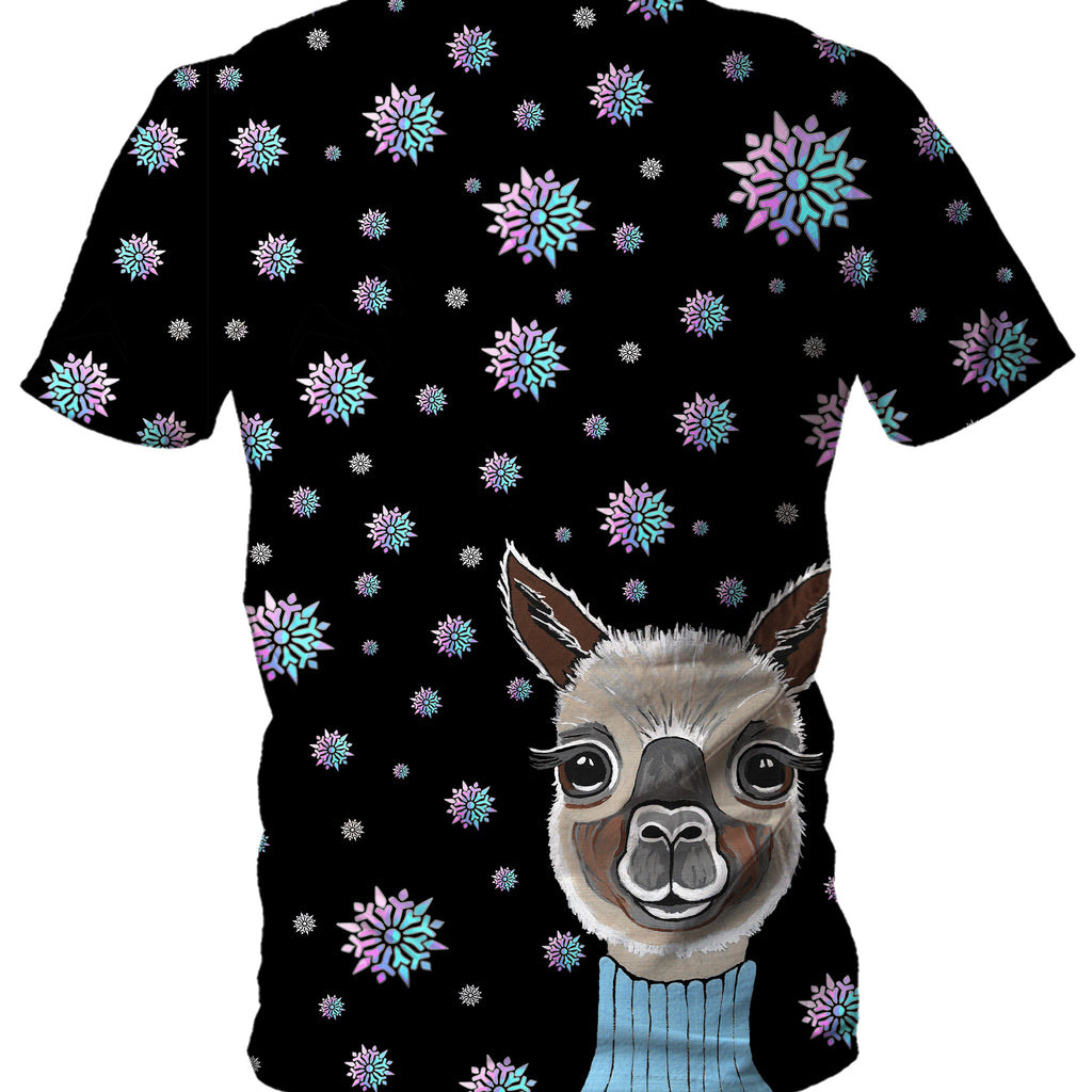 Alpaca Christmas Men's T-Shirt, Sartoris Art, | iEDM