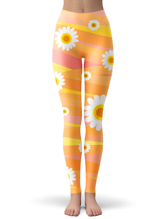 Dancing Daisies Leggings, Sartoris Art, | iEDM
