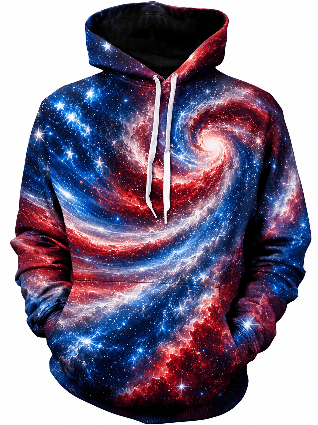 Star Spangled Spiral Unisex Hoodie