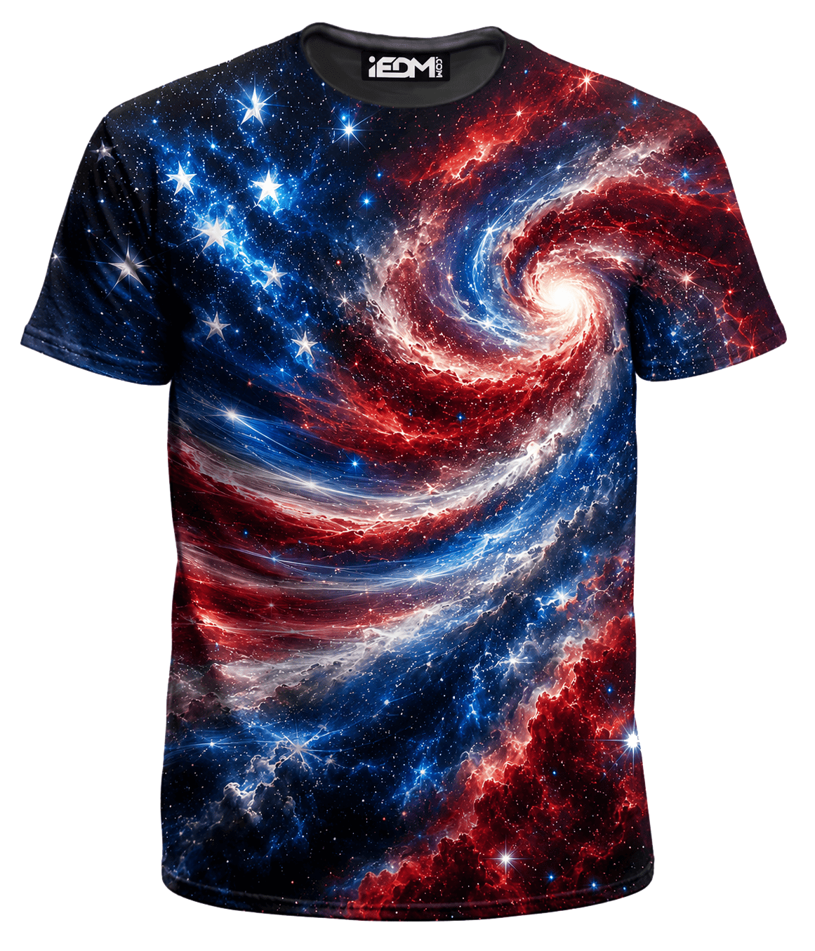 Star Spangled Spiral Men's T-Shirt