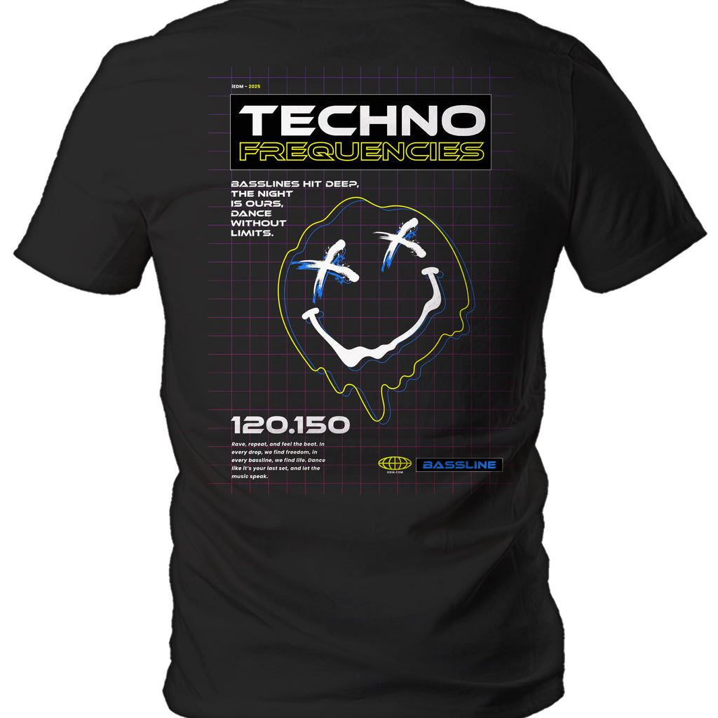 Techno Frequencies Men's T-Shirt - iEDM