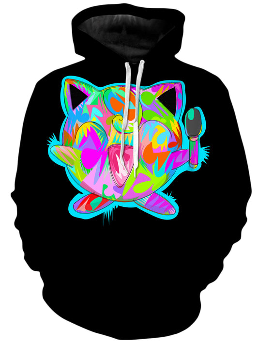 Jiggly Black Unisex Hoodie, Technodrome, | iEDM