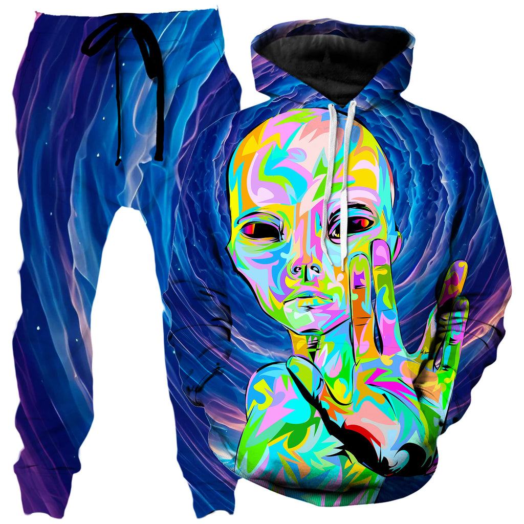 I Come in Peace Hoodie and Joggers Combo, Technodrome, | iEDM