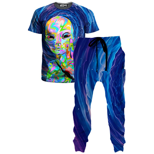 I Come in Peace T-Shirt and Joggers Combo, Technodrome, | iEDM