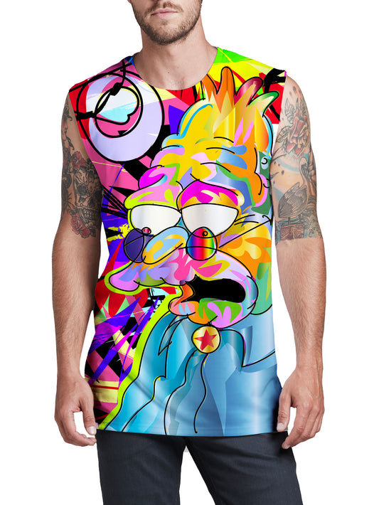 Took Too Much Men's Muscle Tank, Technodrome, | iEDM