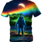 Forest Neon Rainbow Men's T-Shirt, Think Lumi, | iEDM
