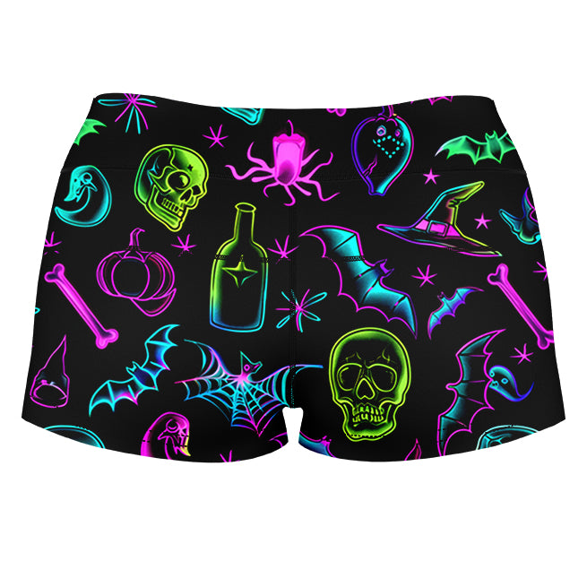 Wicked Flow High-Waisted Women's Shorts - iEDM