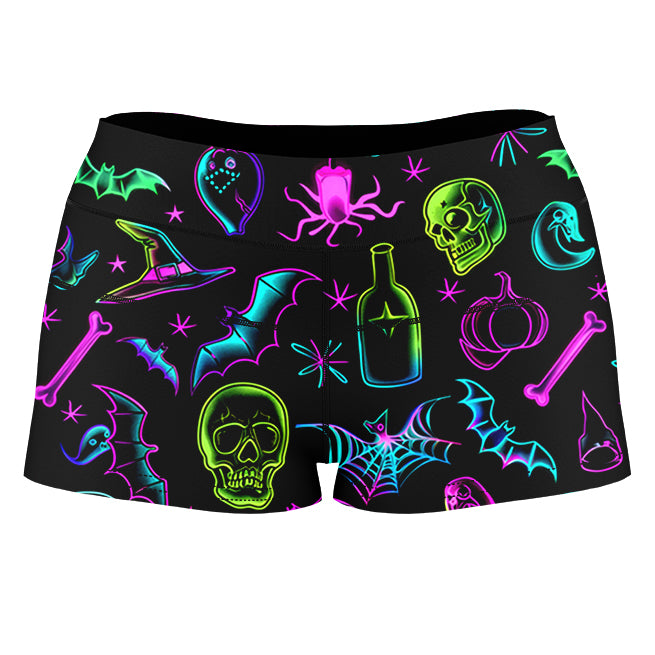 Wicked Flow High-Waisted Women's Shorts - iEDM
