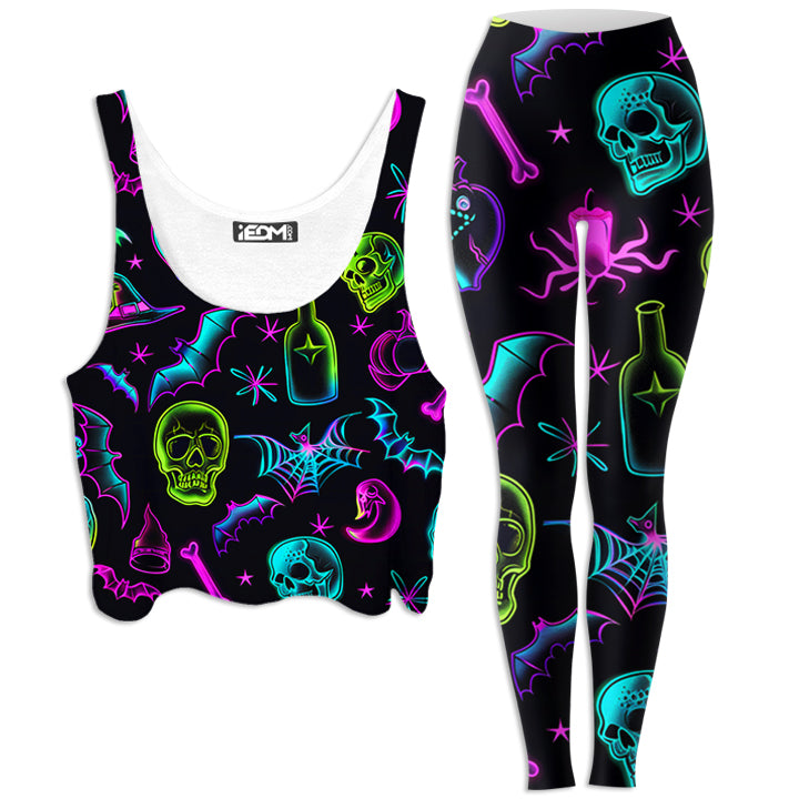 Wicked Flow Crop Top and Leggings Combo - iEDM