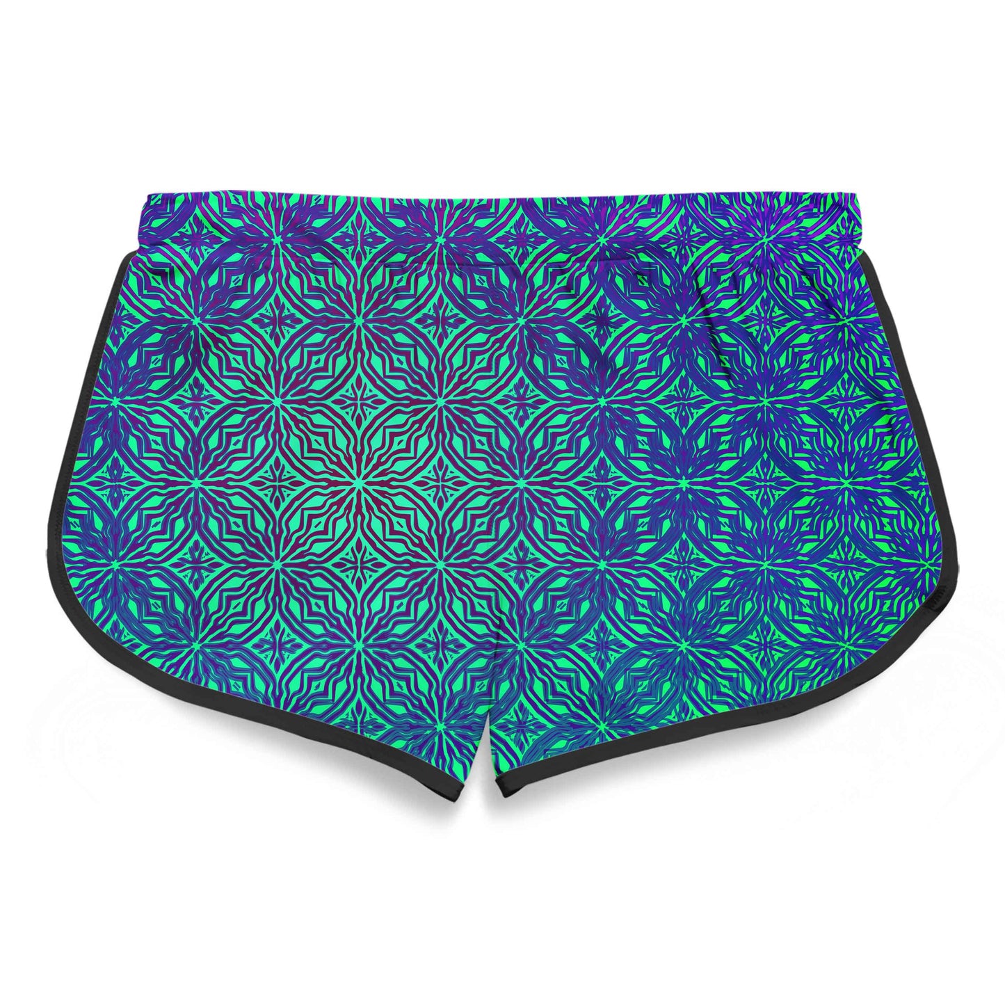 Psy Mosik Sea Women's Retro Shorts, Yantrart Design, | iEDM