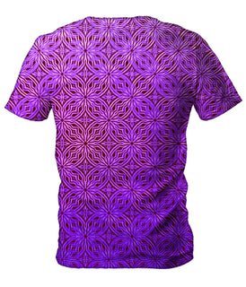 Yantrart Design - Psy Mosik Magenta Men's T-Shirt