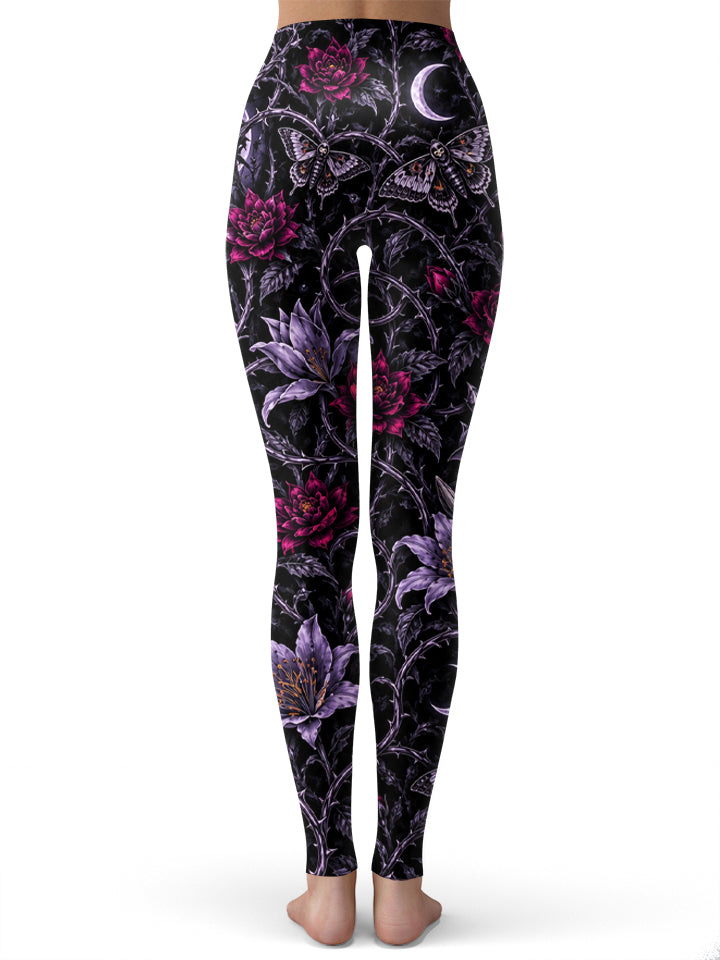 Black Garden Leggings
