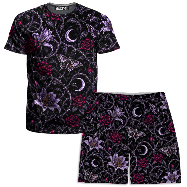 Black Garden Men's T-Shirt and Shorts Combo