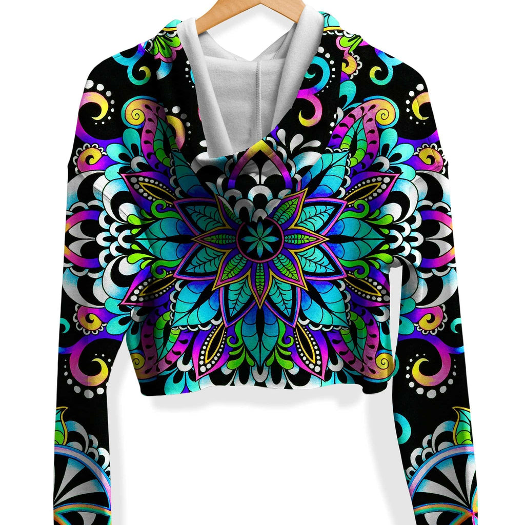 Magic Lyfe Fleece Crop Hoodie, BrizBazaar, | iEDM