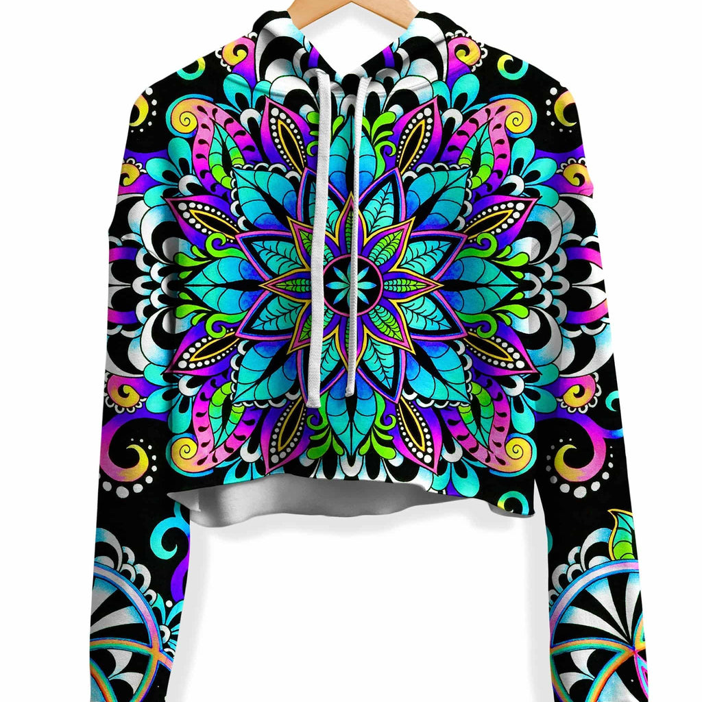 Magic Lyfe Fleece Crop Hoodie, BrizBazaar, | iEDM