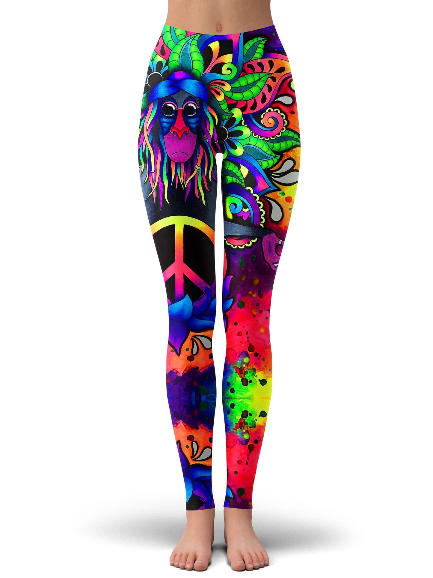 Peace Rafiki Leggings, BrizBazaar, | iEDM