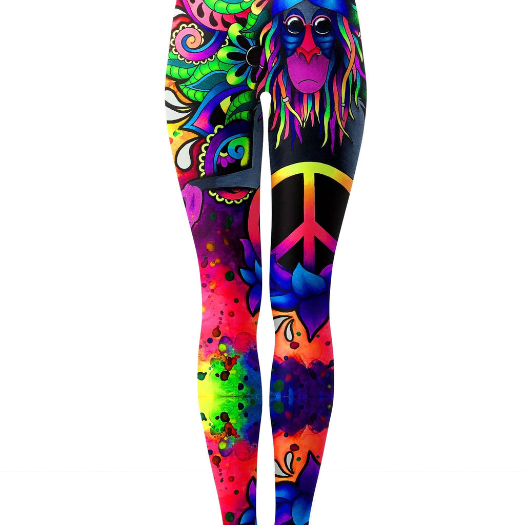 Peace Rafiki Leggings, BrizBazaar, | iEDM