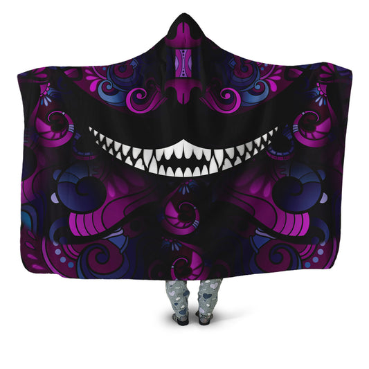 Down the Rabbit Hole Hooded Blanket