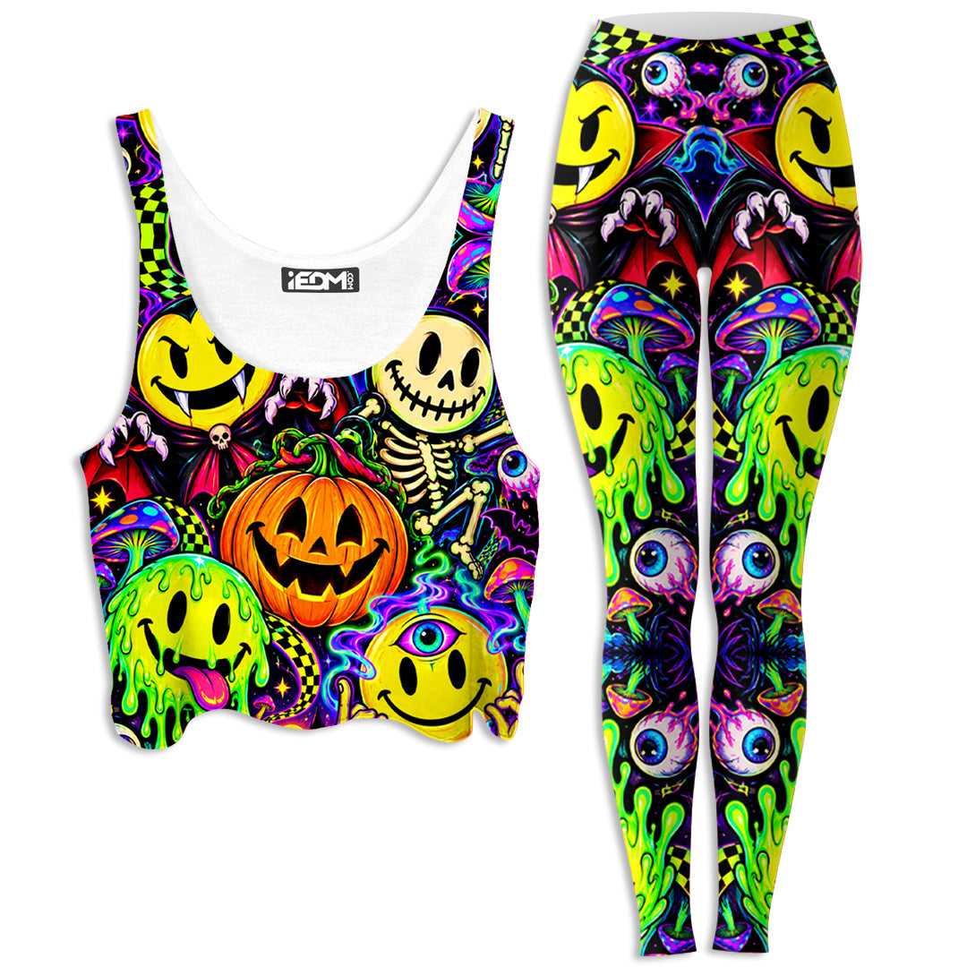 Freak Night Crop Top and Leggings Combo