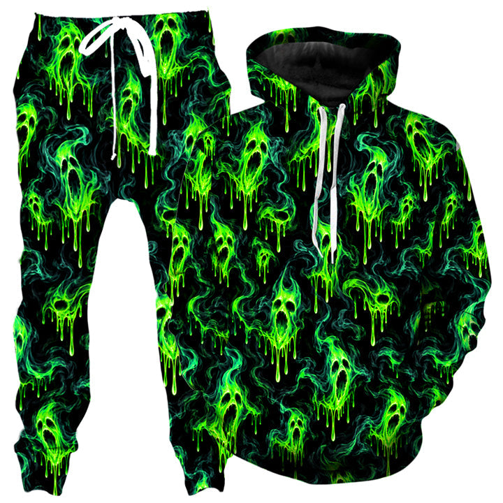 Ghost Drip Hoodie and Joggers Combo