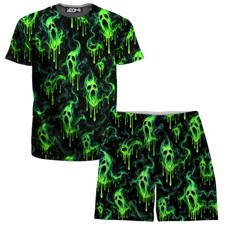 Ghost Drip Men's T-Shirt and Shorts Combo
