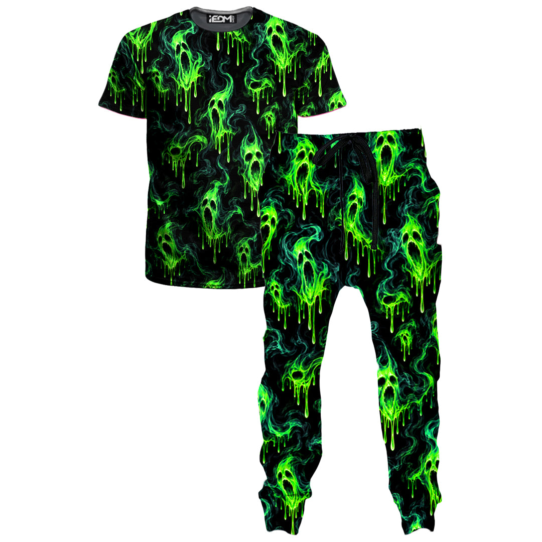 Ghost Drip T-Shirt and Joggers Combo