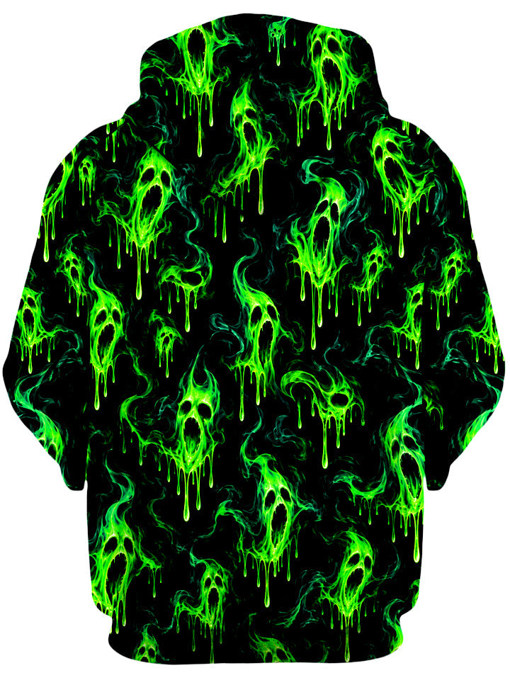 Ghost Drip Unisex Zip-Up Hoodie