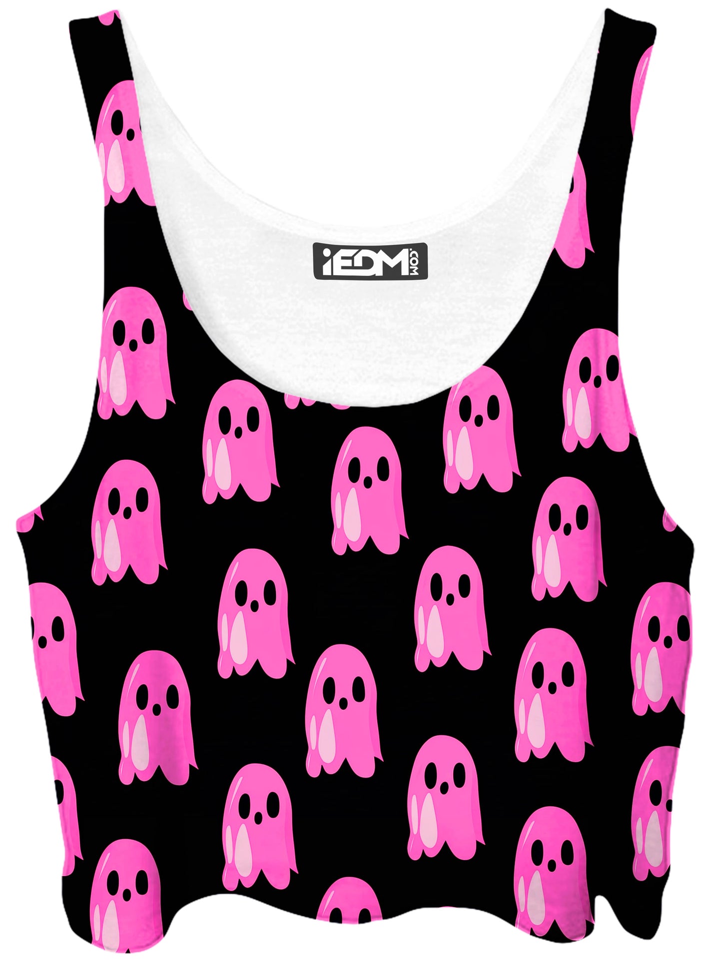 Ghost Clique Crop Top and Booty Shorts Combo - iEDM