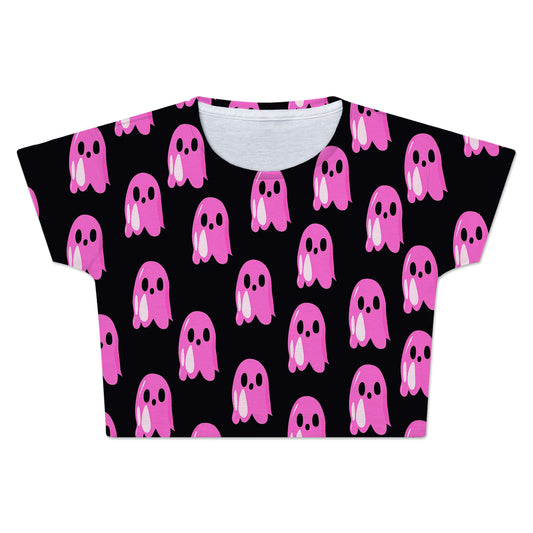 Ghost Clique Crop Tee - iEDM