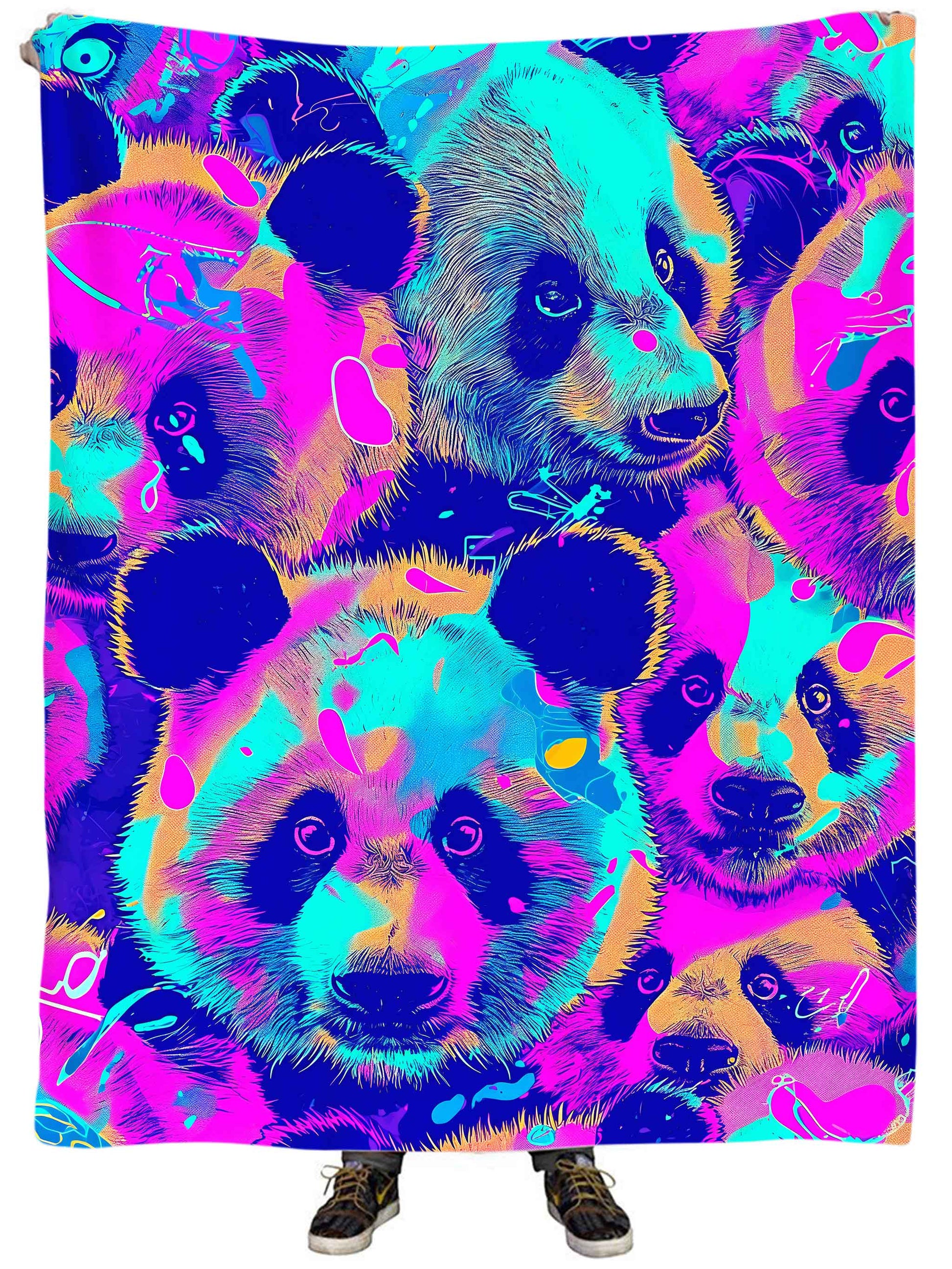 Panda Melt Plush Blanket, iEDM, | iEDM