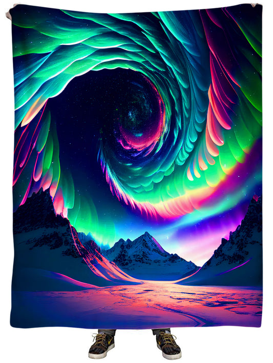 Northern Lights II Plush Blanket, iEDM, | iEDM
