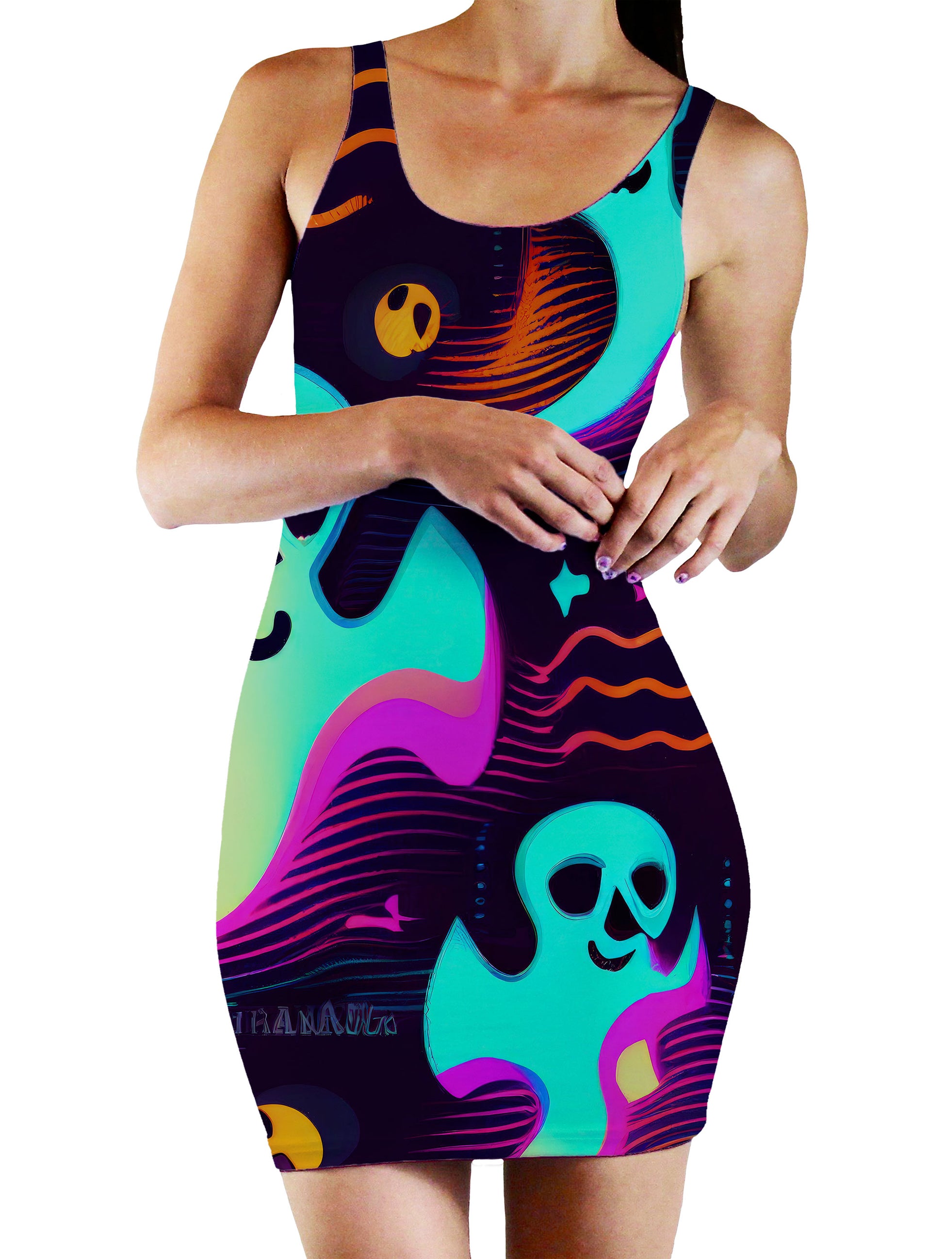 Spooky Season Bodycon Mini Dress, iEDM, | iEDM