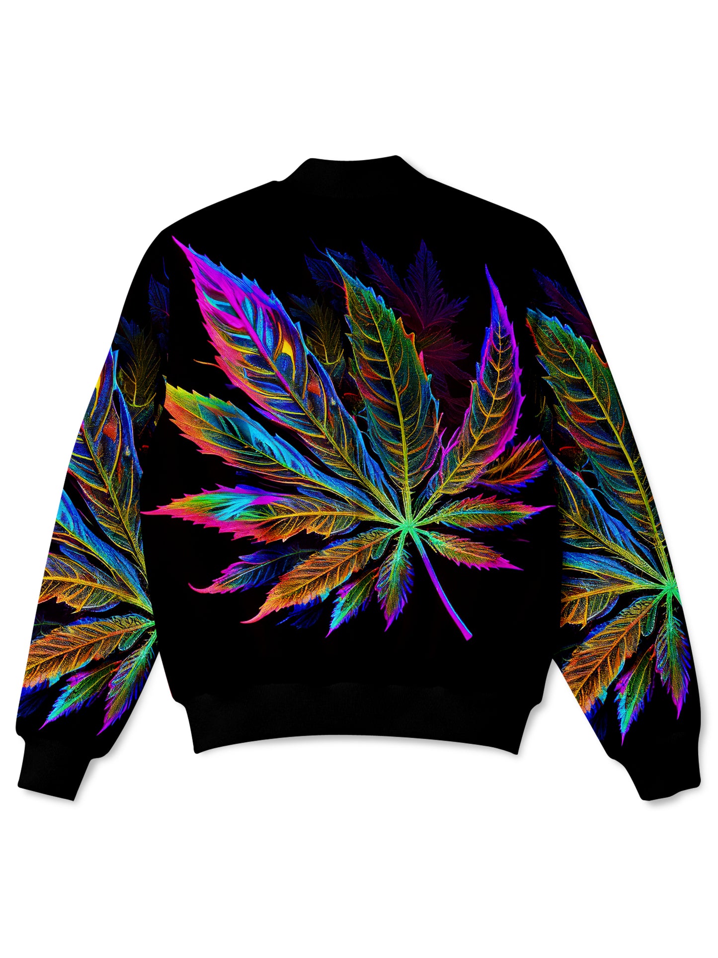 Blacklight Weed Bomber Jacket, iEDM, | iEDM