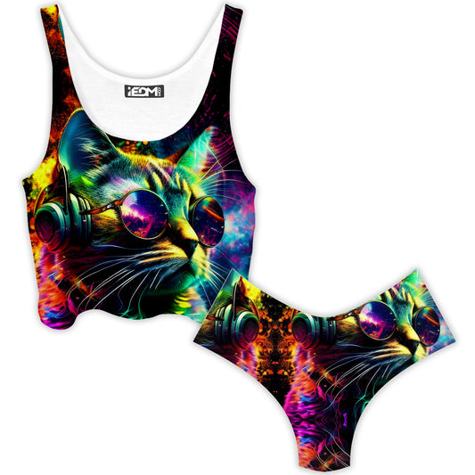 Enjoy the Views Crop Top and Booty Shorts Combo, iEDM, | iEDM