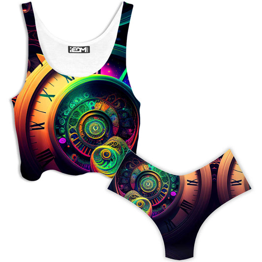Fleeting Crop Top and Booty Shorts Combo, iEDM, | iEDM