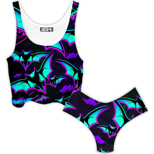 From Above Crop Top and Booty Shorts Combo, iEDM, | iEDM