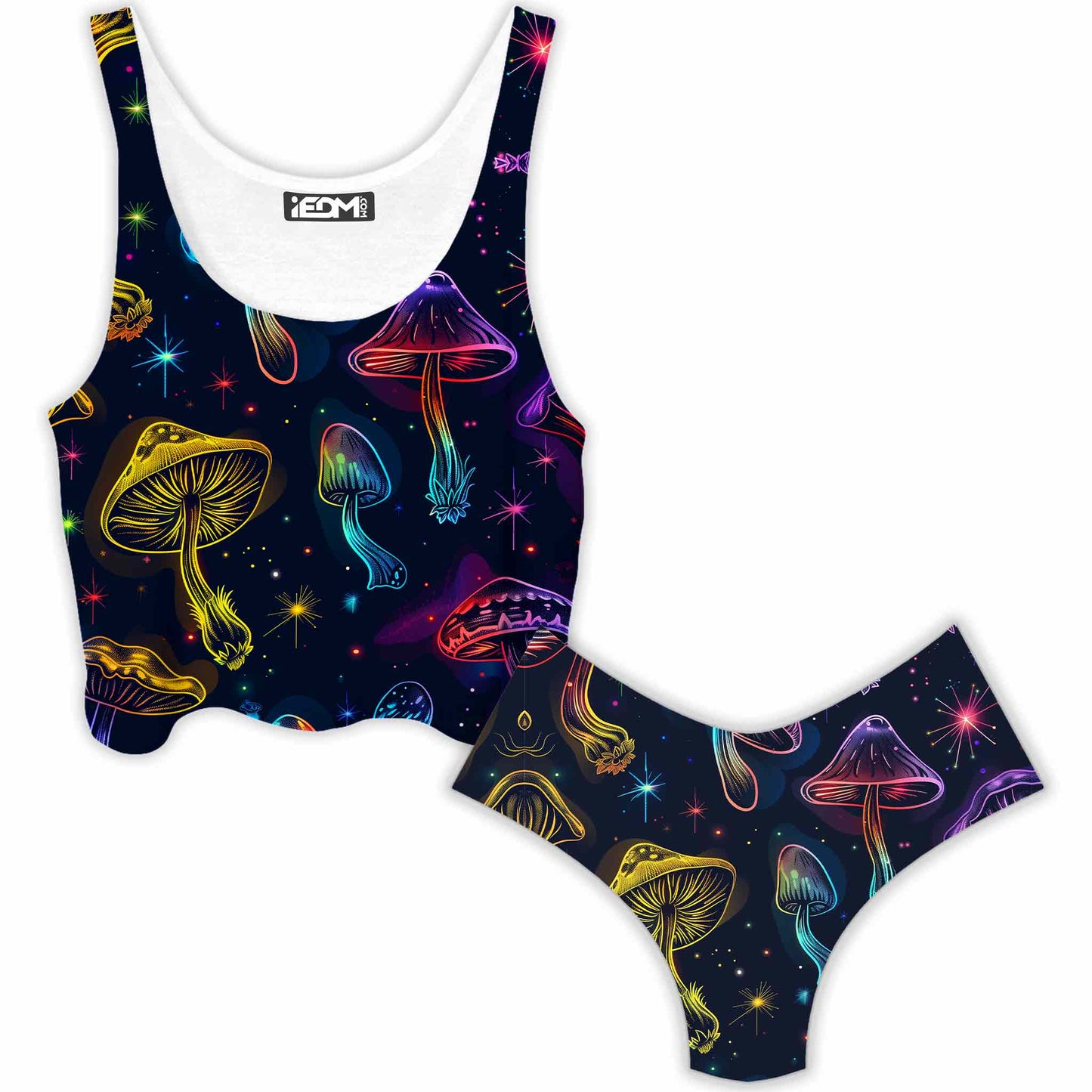 Magic Dreams Crop Top and Booty Shorts Combo, iEDM, | iEDM