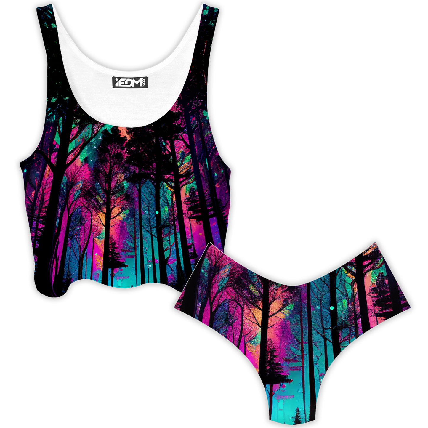 Psilo Woods Crop Top and Booty Shorts Combo, iEDM, | iEDM