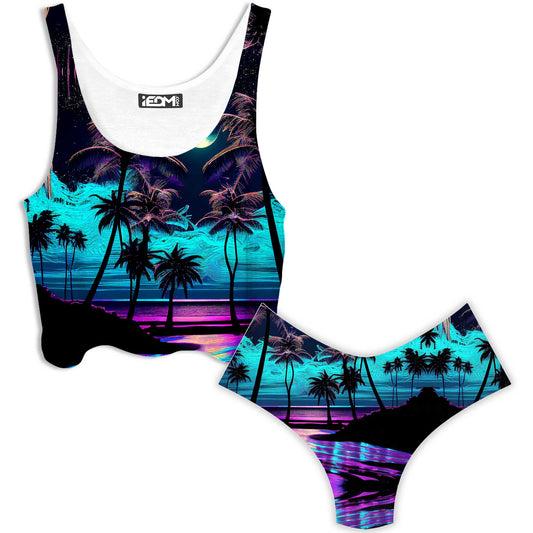 Spellbound Crop Top and Booty Shorts Combo, iEDM, | iEDM