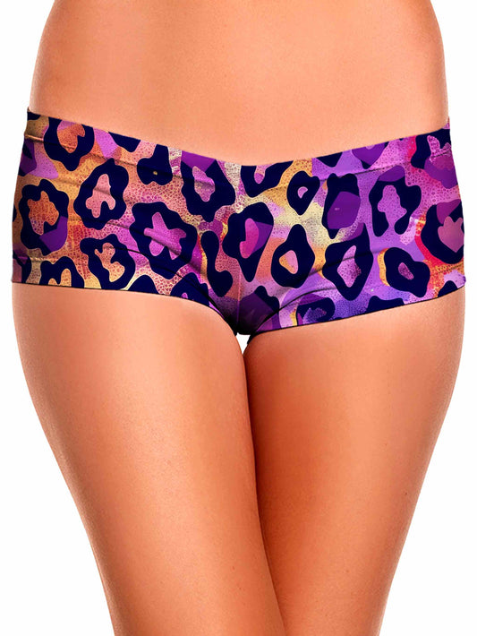 Neon Leopard Booty Shorts, iEDM, | iEDM