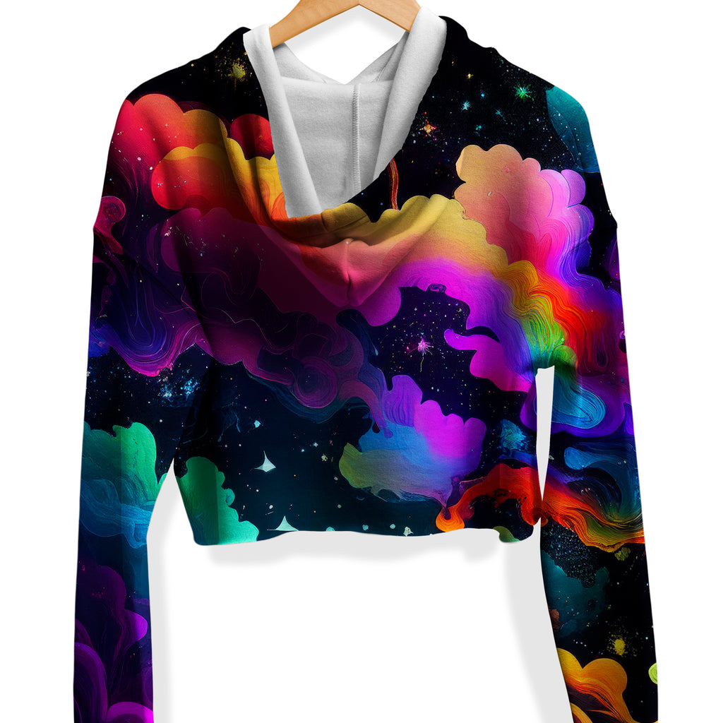 Over the Horizon Fleece Crop Hoodie, iEDM, | iEDM