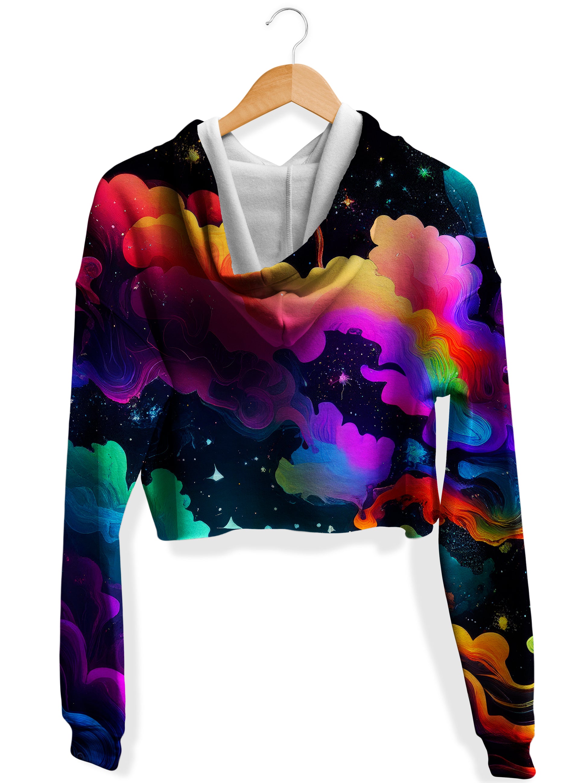 Over the Horizon Fleece Crop Hoodie, iEDM, | iEDM